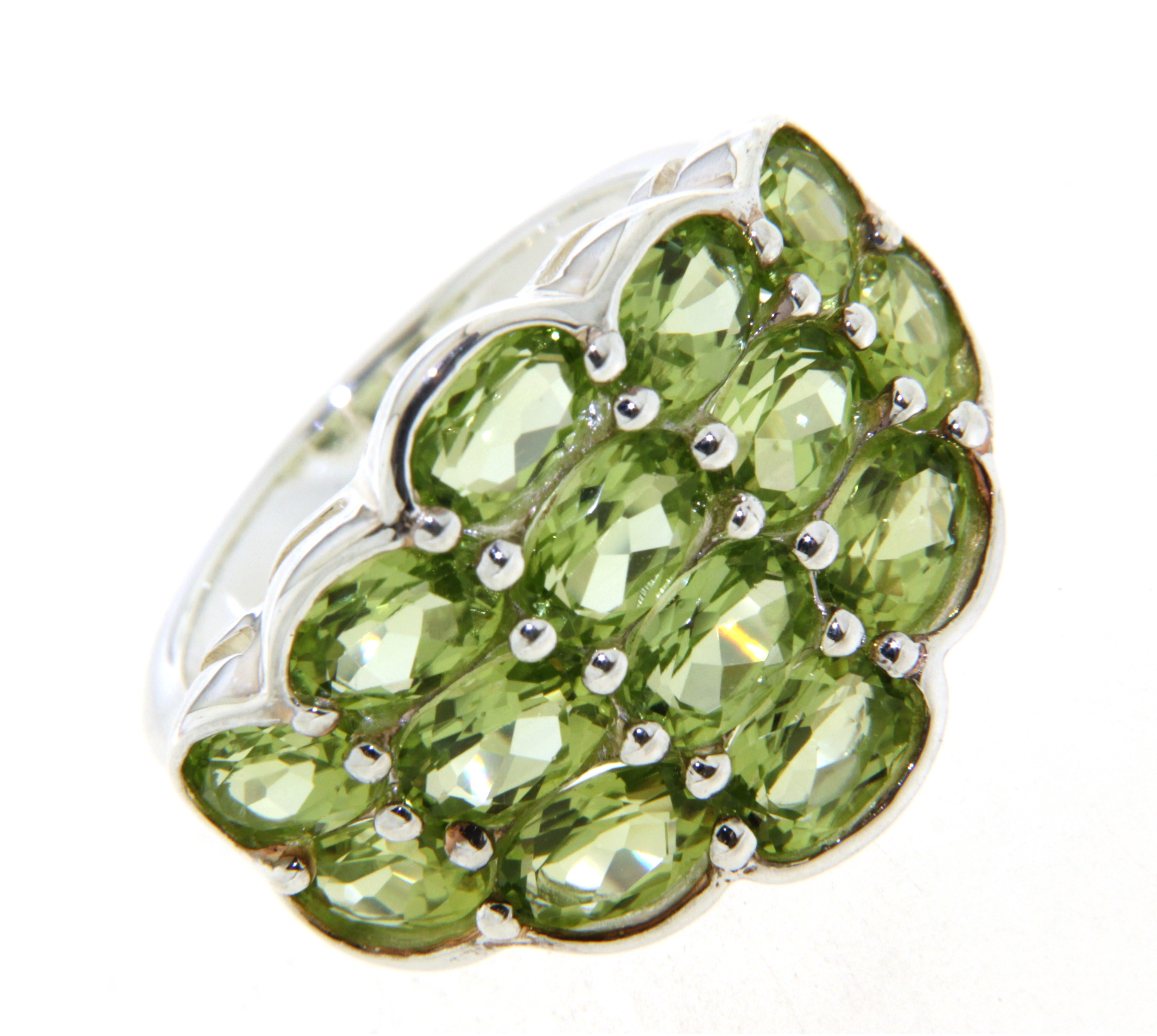 Ring mit echtem Peridot