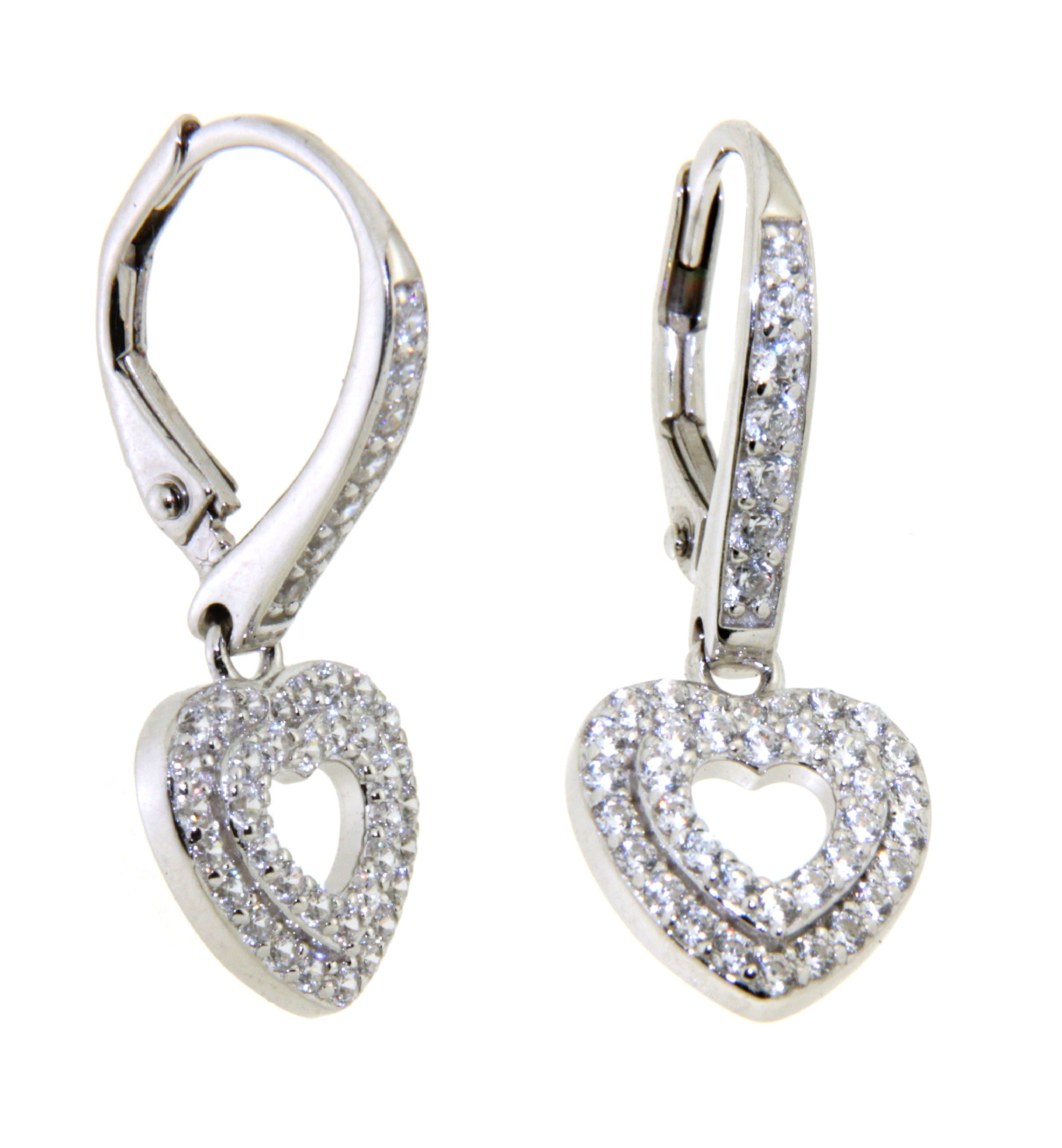 Elegante Ohrringe mit  Herz