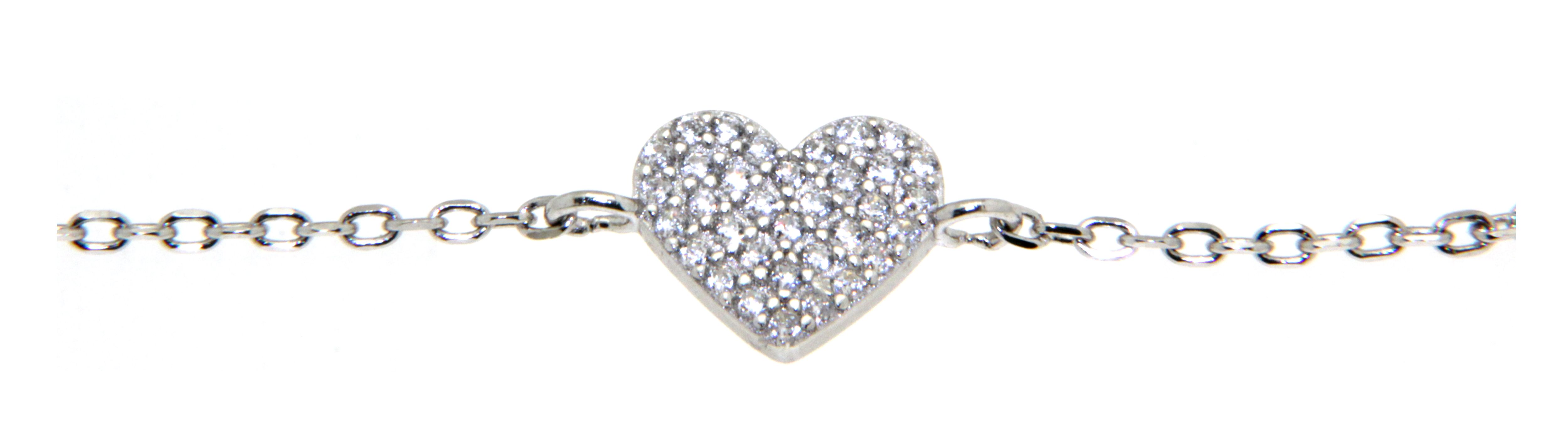 Armband Herz mit Zirkonia   