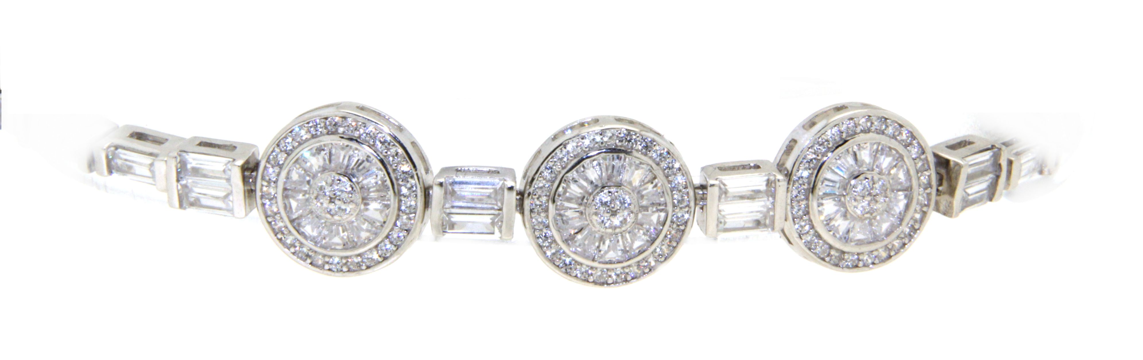 Armband aus 925 Sterling Silber mit Zirkonia