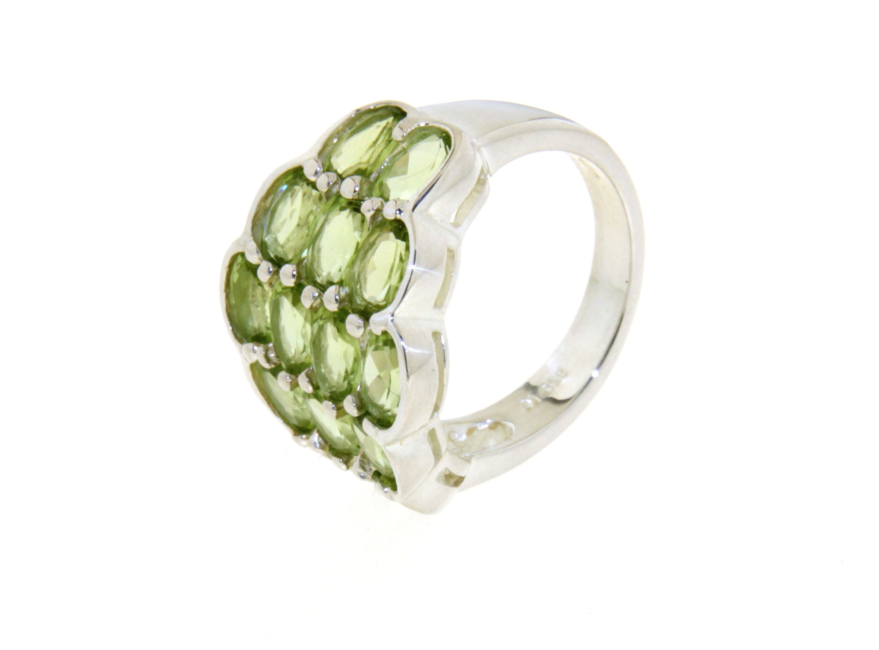Ring mit echtem Peridot