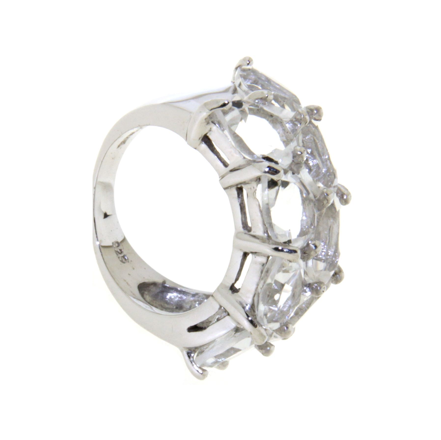 Ring mit Bergkristallen