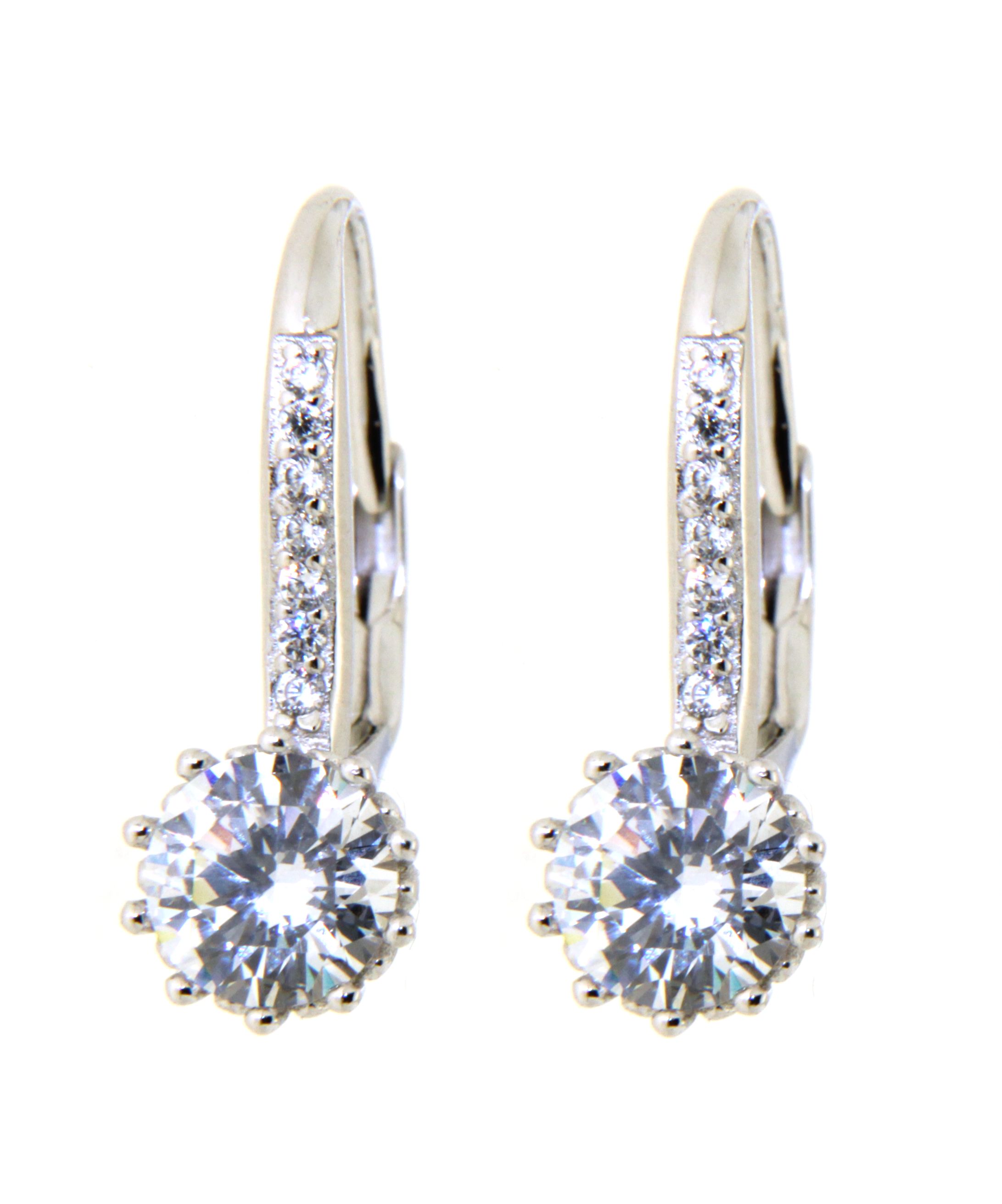 Ohrringe aus Silber mit Zirkonia 