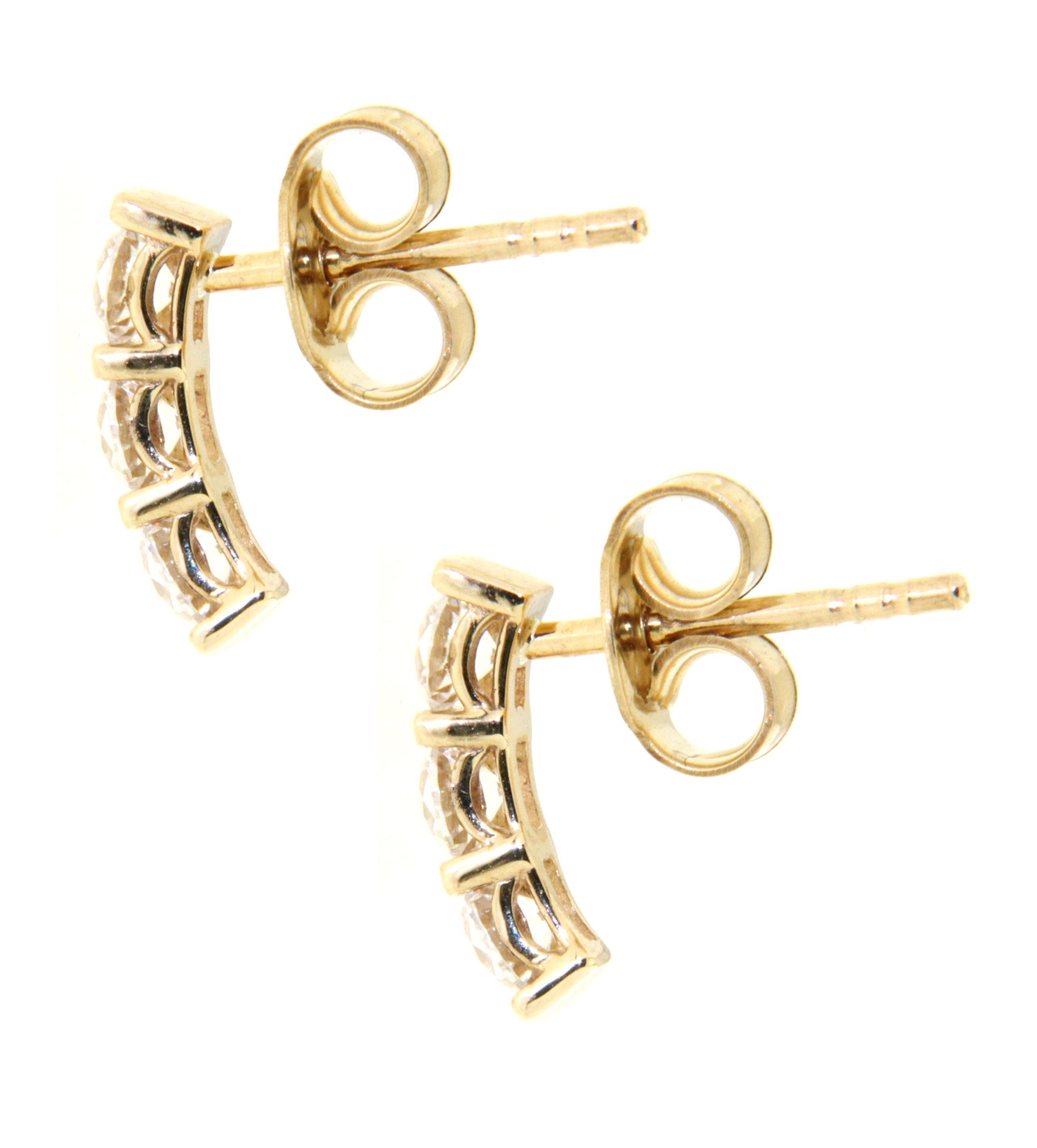 Ohrstecker aus 375 Gelbgold 