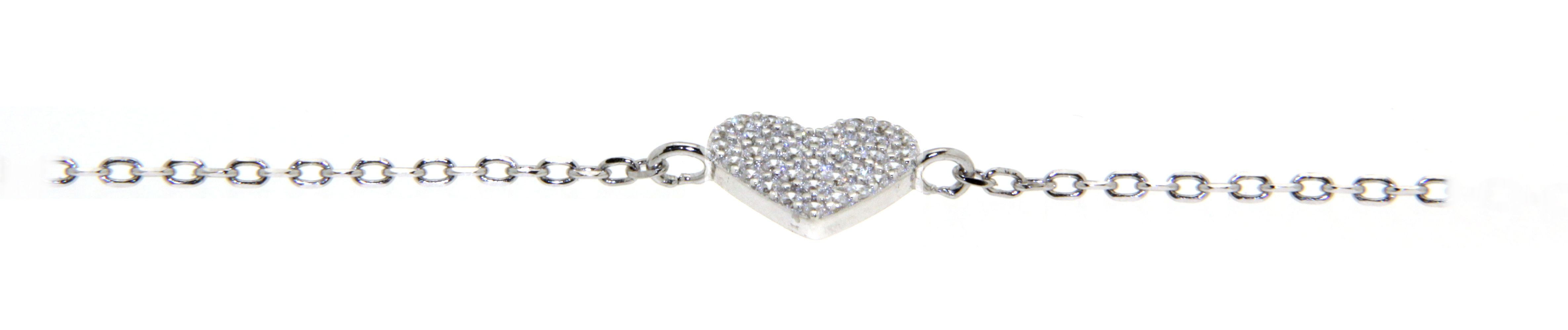 Armband Herz mit Zirkonia   