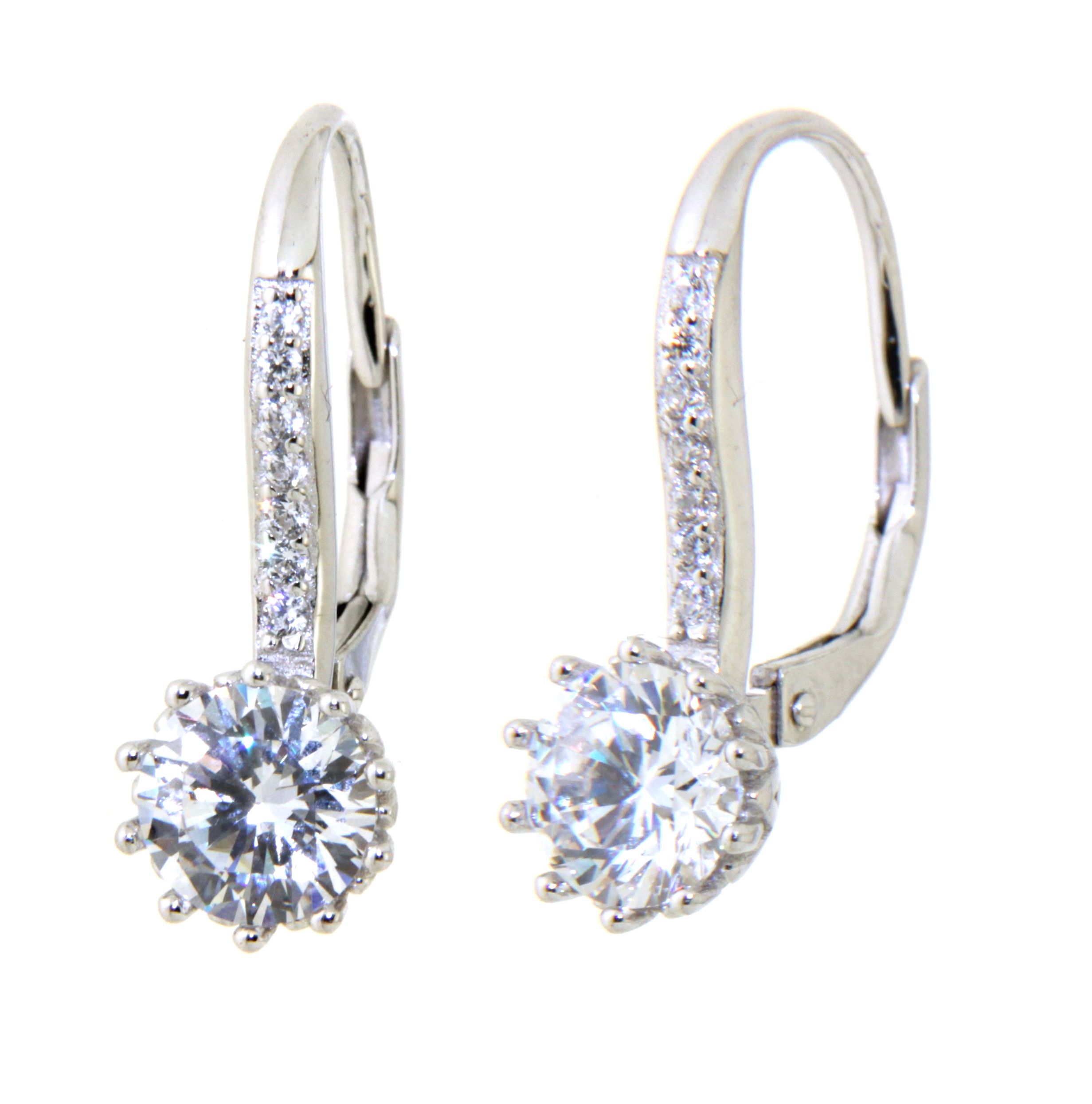 Ohrringe aus Silber mit Zirkonia 