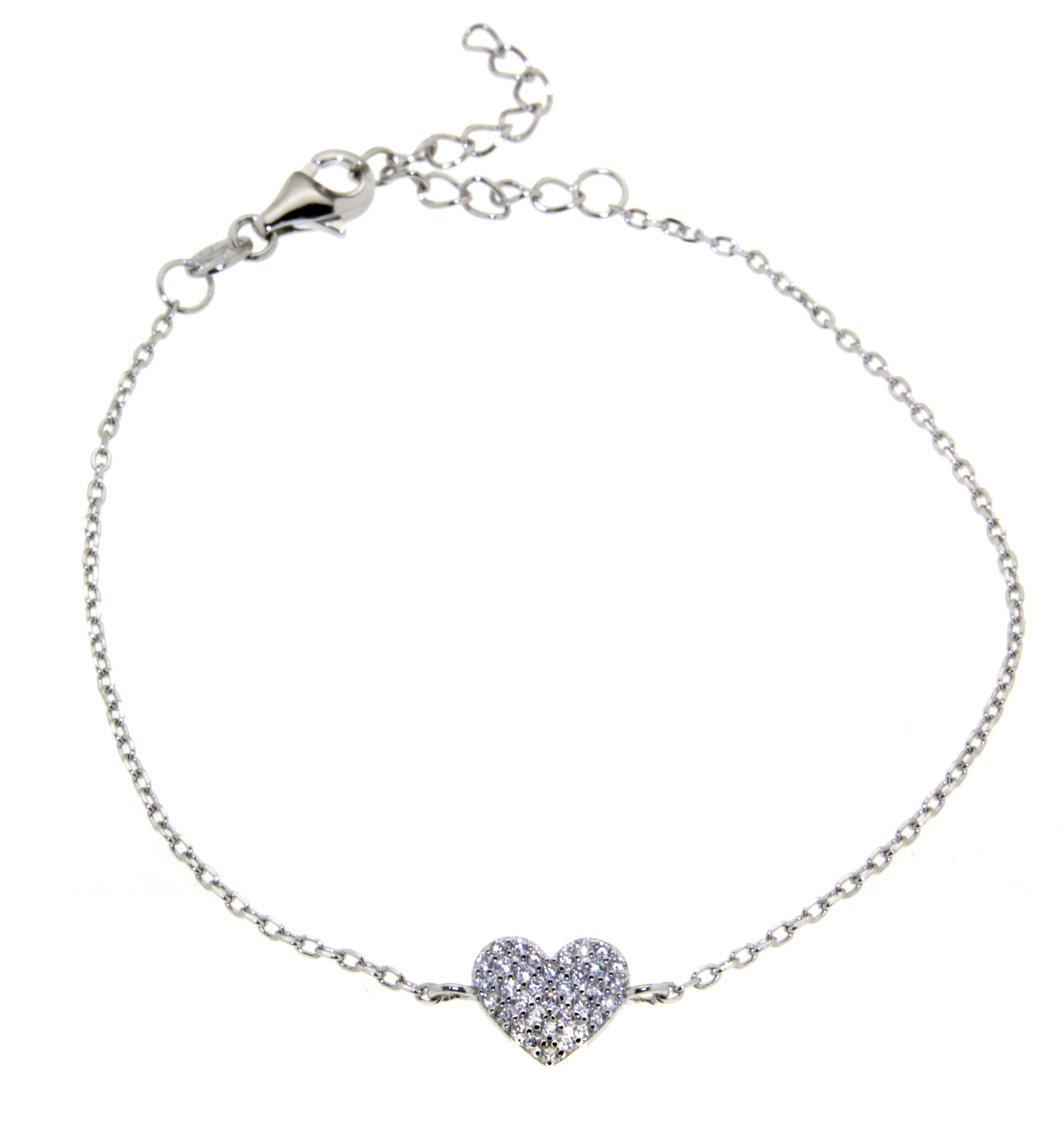 Armband Herz mit Zirkonia   